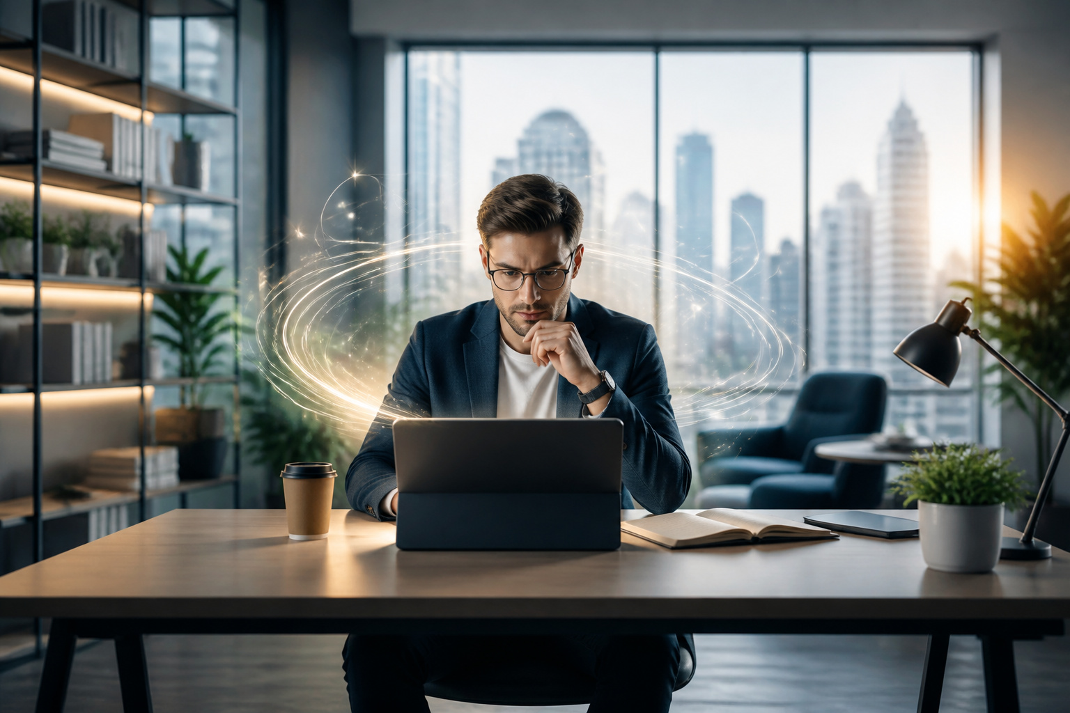 Idees lumineuses au bureau