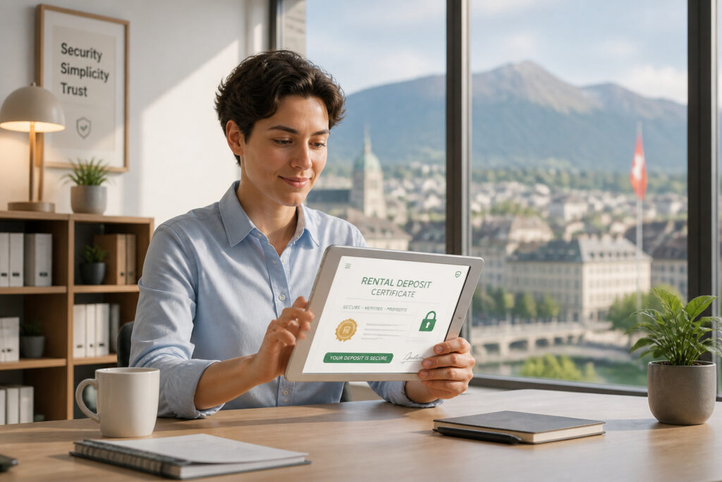 Certificat de depot locatif securise