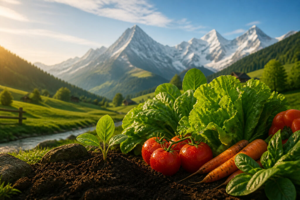 Fraicheur alpine lessence de la nature