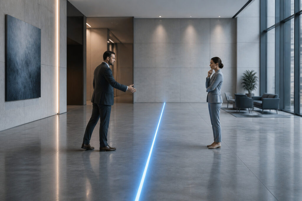 Frontiere conceptuelle et interaction professionnelle